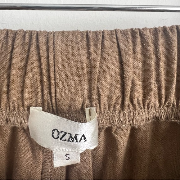 OZMA Wide Leg Pants - Umber - Picture 2 of 7